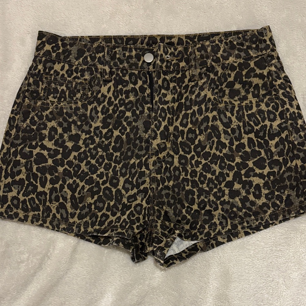 Leopard Print Women's Shorts